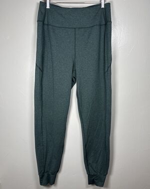 LNDR Sunday Track Pants Green Women's Medium Exercise Workout Walking Lounge